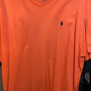 Ralph Lauren orange xl V-neck